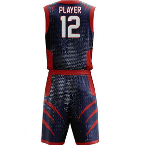 2025 maillot de basket-ball personnalisé de haute qualité pour adultes Short en polyester avec nom d'équipe vierge uniforme de basket-ball pour hommes - Product Image 5