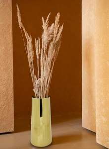 Gran forma personalizada de metal dorado para decoración del hogar, florero de metal, mesa auxiliar para el hogar, florero decorativo - Product Image 2