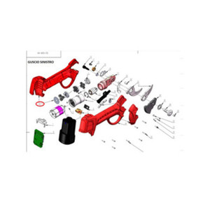 GUSCIO SINISTRO X FORBICI POTA BATTERIA DJ-025 - Product Image 1