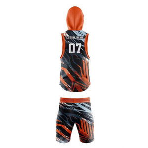 Couleurs et motifs d'équipe personnalisables Uniforme de football 7V7 à manches courtes Panneaux en maille respirante 100% polyester Logo personnalisé - Product Image 6