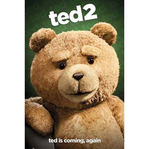 Modern Style Ted 2 <b>Poster</b> Paper Material for Wall Usage Featuring Ted's Return - Product Image 1
