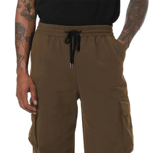 Pantalon cargo, collection hiver, nouveau pantalon décontracté slim fit, couleur unie simple, taille jeune, respirant, style bas, devant - Product Image 4