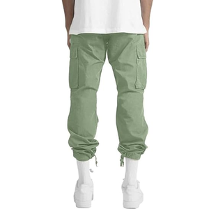Hecho en Bangladesh, pantalones cargo con múltiples bolsillos, primavera y otoño, nuevos monos para hombre, pantalones cargo directos de fábrica a bajo precio. - Product Image 4