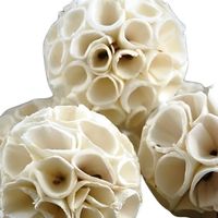 Bola-bola Sola Crape Alami Berkualitas Tinggi untuk Dekorasi Pernikahan DIY, Wisuda, Natal, Hari Ayah, Hari Ibu & Acara Halloween