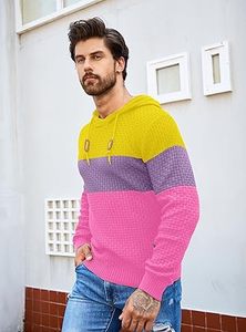 Sudaderas Casuales de Invierno para Hombre, Color Sólido, 100% Algodón, Transpirables, Ecológicas, de Secado Rápido, Corte Regular, Diseño con Bolsillo, Alta Calidad - Product Image 3