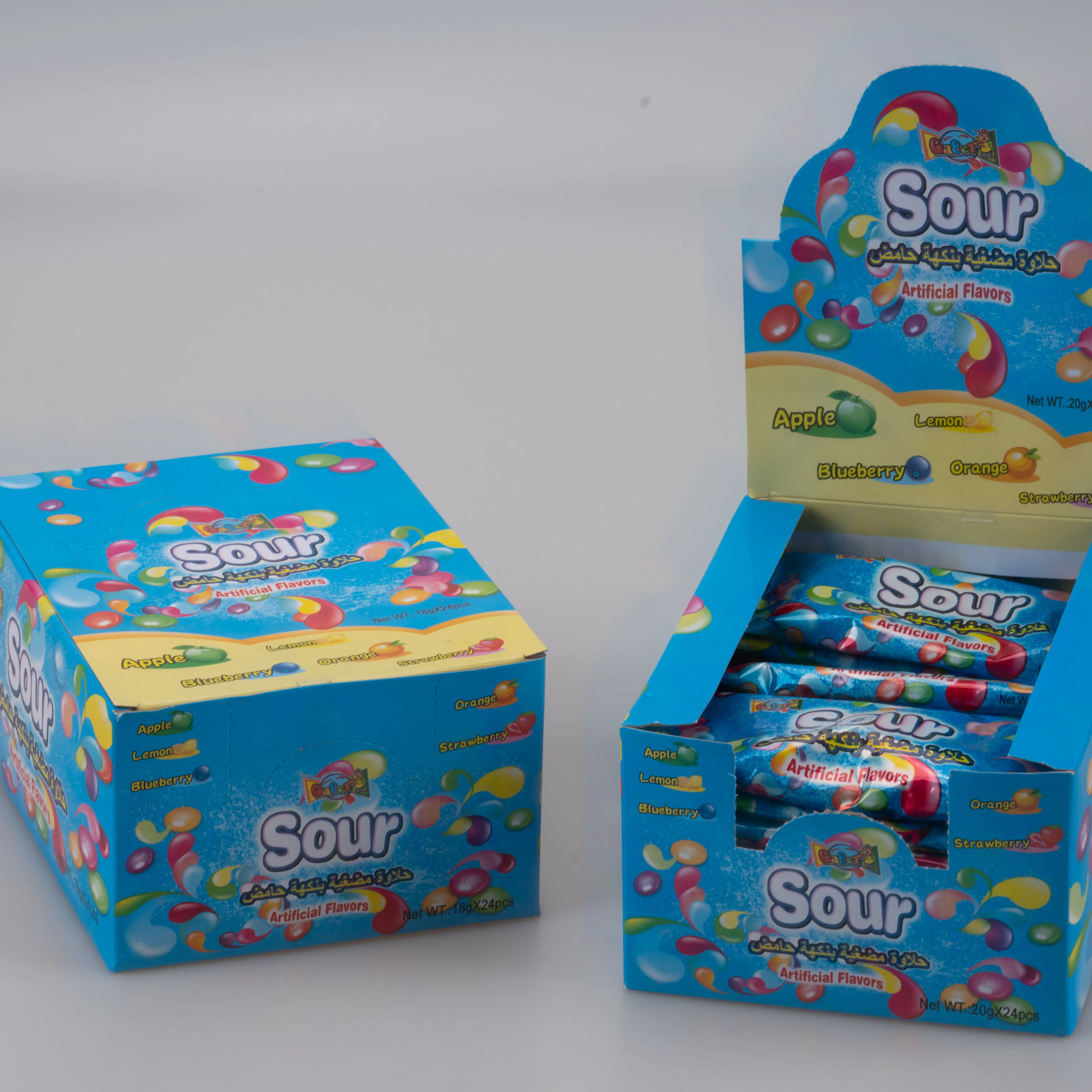 Забавная игрушка для мальчиков и девочек, фруктовые импортные сладости, Подарочные игрушки для детей, верхняя коробка, упаковка для конфет, цветные конфеты, жевательные радужные конфеты