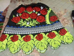 Otoño nuevo estilo bordado falda de algodón de alta calidad de cintura alta falda de fiesta mujeres niñas de talla grande Color sólido al por mayor personalizado - Product Image 4