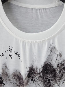 Camiseta de algodón 100% ajustada con cuello redondo para hombre 2024 con stock de logotipo de impresión personalizado, ropa a granel, fardo de ropa mixta, ropa usada - Product Image 2