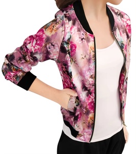 Blousons Bomber en Satin Matelassé Respirant et Écologique pour Femme, Couleur Unie, Épaules Tombantes, Conception Personnalisée OEM, Vente Chaude, Haute Qualité - Product Image 2
