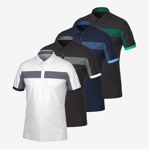Camiseta Deportiva para Hombre, Diseño OEM, 100% Algodón, Secado Rápido, Transpirable, Personalizable, Moderna, Unisex, Ropa de Golf - Product Image 3