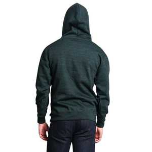 Sweat à capuche unisexe en polaire épais avec fermeture éclair, imprimé numérique, mélange polyester/coton, pour l'hiver - Product Image 2