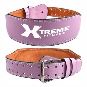 Ceinture de musculation en cuir de vachette respirante et résistante, rembourrée, soutien lombaire, trous réglables pour l'entraînement en salle de sport, soulevé de terre - Product Image 6