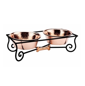 Luxury Metal <b>Dog</b> <b>Bowl</b> With Removable Elevated <b>Stand</b> For Easy Cleaning And Hygienic Feeding Of <b>Dogs</b> At Any Time - Product Image 1