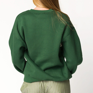 OEM personalizado bordado invierno sudadera cuello simulado Boxy Fit peso pesado de gran tamaño cuello redondo polar personalizado Logo frontal - Product Image 5