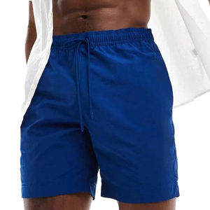 Pantalones Cortos de Nailon Personalizados de Moda 2026, Pantalones Cortos de Playa de Nailon con Memoria para Verano, con Bolsillos Laterales y Cordón Ajustable para Hombre - Product Image 3