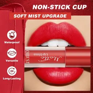 Matte flüssiger Lippenstift Eigenmarke wasserdichter langanhaltender matter individueller flüssiger Lippenstift