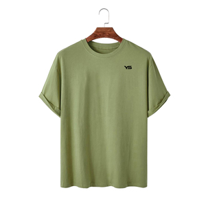 เสื้อยืดผ้าฝ้าย100% น้ำหนักเบาสำหรับผู้ชายพิมพ์โลโก้ได้ตามต้องการมีหลายสีไซส์ใหญ่พิเศษระบายอากาศได้ดีดีไซน์ว่างเปล่า - Product Image 1