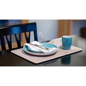 Mantel Individual rectangular de ratán, productos ecológicos hechos en Vietnam, decoración de mesa, mantel tejido, venta al por mayor, Moderno - Product Image 6