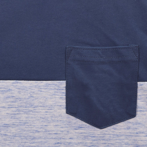 Camiseta de verano OEM de alta calidad, manga corta para hombre, con bolsillo frontal - Product Image 3