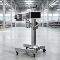 Machine de marquage laser CO2 60W haute puissance pour gravure non métallique, emballage et marquage sur ligne de production industrielle