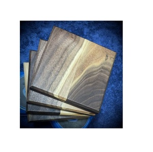 Posavasos de madera con forma cuadrada para decoración del hogar, alfombrilla y almohadillas de diseño personalizado de lujo, gran oferta - Product Image 1