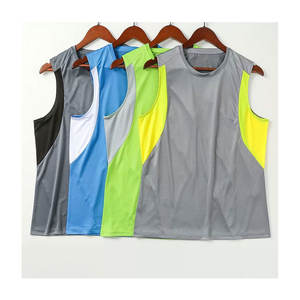 Meilleur prix Débardeur de gymnastique sans manches pour homme Nouveau design Été décontracté Séchage rapide Tricoté Vêtements de sport Coupe régulière - Product Image 1