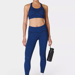 Soutien-gorge de sport de yoga à maintien élevé et confortable personnalisé pour femmes, polyester respirant de haute qualité, conception récente, logo avant, grande taille - Product Image 3