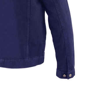 High Street Style hommes tenue décontracté à capuche Denim veste meilleur vendeur bonne qualité couleur unie vêtements avec poches tissu chauffant - Product Image 5