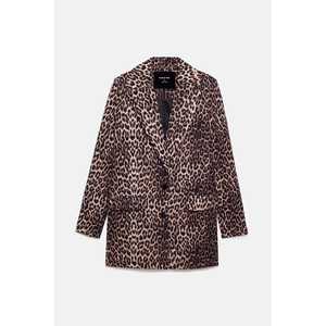 Blazer en polyester à imprimé léopard pour tous les jours - Product Image 2