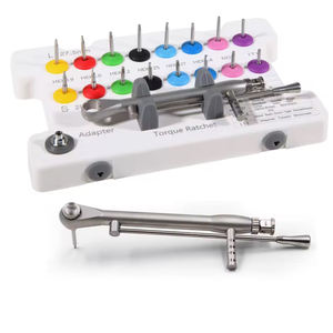 Kit de Implantes Dentales Quirúrgicos Intensivos de 16 Piezas, Juego de Herramientas de Destornillador y Llave Universal para Cirugía de Implantes - Product Image 4