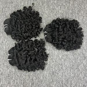 Vente en gros d'extensions de cheveux humains 100% divers bouclés birmans dans les couleurs de trame article le plus chaud - Product Image 2