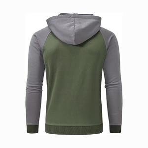 Vente chaude unisexe manches raglan goutte épaule Jogging costume 100% coton épais polaire surdimensionné à capuche couleur unie vêtements d'hiver - Product Image 2