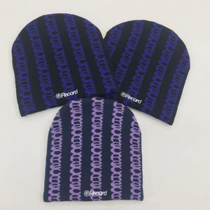 Gorro de punto acanalado, cálido, suave y acogedor, forrado de lana, ajustable, elegante, para exteriores, para clima frío - Product Image 2