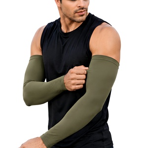 Reasonable Price Quick Dry UV Protection Arm Sleeves Custom Logo Basketball Running Arm Sleeves For <b>Men</b> & Women - Product Image 1