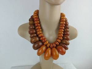 Collier de perles de sodalite naturelle, collier de perles rondes lisses en sodalite de 8mm, collier ras du cou en cristal fait main bijoux en perles - Product Image 4