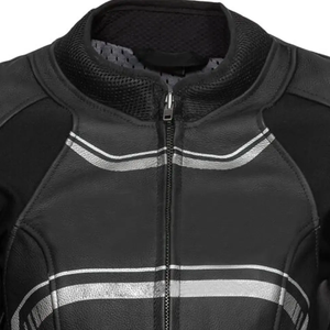 Produits les plus populaires Veste de moto en cuir véritable personnalisée pour hommes Fabrication professionnelle de vestes de moto de qualité supérieure - Product Image 3