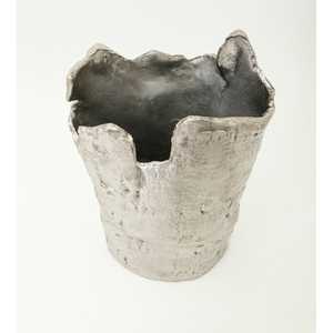 Florero de mesa con acabado de doble tono de metal para decoración del hogar, florero de lujo decorativo para ceremonia de boda a la venta - Product Image 4