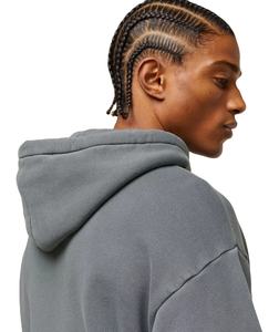 Sweat à capuche zippé en coton épais personnalisé OEM pour hommes imprimé délavé à l'acide avec col à capuche Style hivernal - Product Image 2