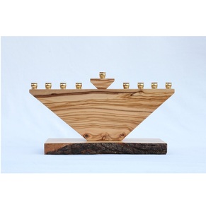 Vintage classic menorah wooden <b>candle</b> <b>holder</b> Christmas decoration wedding center piece <b>candle</b> <b>stick</b> <b>holder</b> home table top decor - Product Image 1