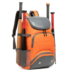 2025 Logo personalizado al por mayor deportes naranja gimnasio bolsa con zapatos gran viaje baloncesto mochila Fitness bolsas - Product Image 3