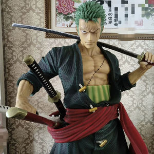 Vente d'usine personnalisée <span class=keywords><strong>pas</strong></span> <span class=keywords><strong>cher</strong></span> prix grandeur nature personnage d'anime Roronoa Zoro Statue d'une seule pièce Luffy Jotei Statue en résine - Product Image 4