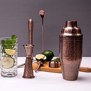 Premium Quality Metal <b>Cocktail</b> <b>Making</b> 6 Piece Set Bartender <b>Kit</b> for <b>Cocktail</b> in Bulk Price - Product Image 5