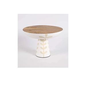 แท่นวางเค้กไม้ขาตั้งทองแดงขนาดกำหนดได้เองแท่นโชว์เค้กขนมหวานงานแต่งงานงานปาร์ตี้ดีไซน์ที่กำหนดเองและโลหะยัง - Product Image 5