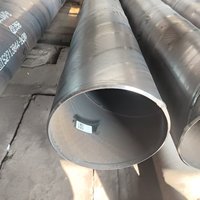 Tube en acier SSAW à grand diamètre, tube en carbone spiralé 800mm 1000mm, soudé, standard, pour l'alimentation en eau, le forage pétrolier et les travaux de pieutage de fluides