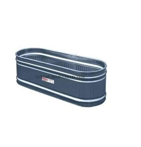 Bac à eau de jardin galvanisé durable avec traitement antirouille pour les fontaines de jardin Cascades décoratives et le jardinage - Product Image 1