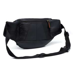 <b>Men</b> Genuine Leather <b>Waist</b> <b>Bag</b> Belt Pack Outdoor Travel Hiking Cycling Sling <b>Bag</b> Fashion Leather <b>Waist</b> <b>Bag</b> - Product Image 4