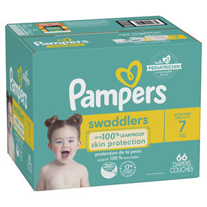 Couches pour bébé toutes tailles, 198ct Little Snugglers Newborn Diapers - Product Image 5