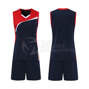 Conjunto de uniforme de voleibol personalizado Ropa deportiva de equipo unisex Jersey transpirable y pantalones cortos Uniforme de voleibol - Product Image 1
