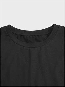 เสื้อยืดผู้ชายลายกราฟิกแบบวินเทจ สไตล์ย้อมสีเอซิด ทรงโอเวอร์ไซส์ พร้อมงานพิมพ์ซิลค์สกรีน - Product Image 3