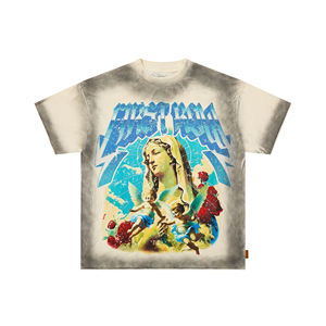 Camiseta FIRST ROW, Entrega Rápida, con Pedrería, Moda Urbana para Hombre, de Alta Calidad, Producto Nuevo y Moderno - Product Image 1